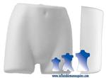 Female Panty Form  - Hard Plastic, White or Black