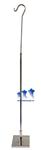 MS10ST - Tall Chrome Adjustable Hook Stand w/ 8...
