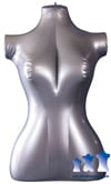 Inflatable Female Torso, Mid-Size