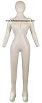 Inflatable Female Mannequin, Full-Size with head & arms Ivory