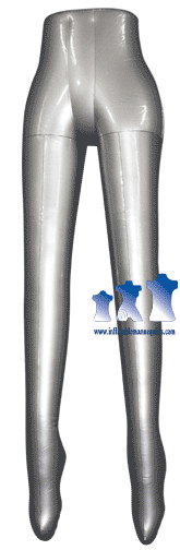 Inflatable Female Leg Form, Silver