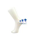 Hosiery Sock Form, (SMALL - Boy, Girl, Child Size), Hard Plastic White