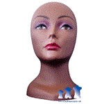 Female Mannequin Head, Dark Skin-tone