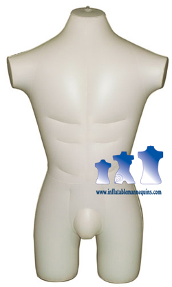 Inflatable Male 3/4 form, Ivory