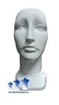 Unisex Head - Hard Plastic                  (White or Clear)