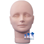 Child Unisex Mannequin Head, Rubber