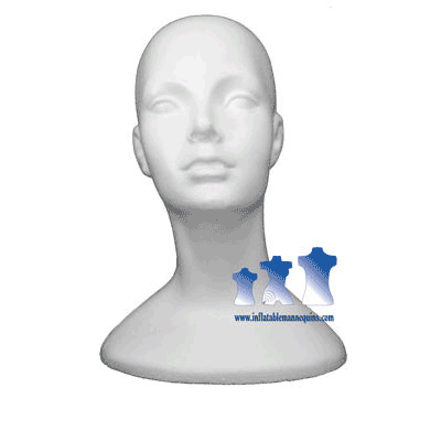 Female Head Deluxe, Styrofoam