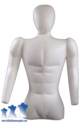 Inflatable Male Torso w/ Head & Arms